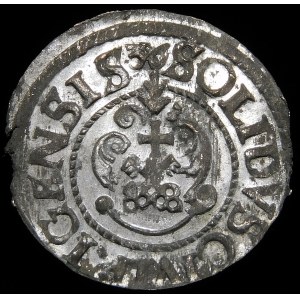Inflanty - Pod panowaniem szwedzkim, Krystyna Waza, Szeląg 1636, Ryga
