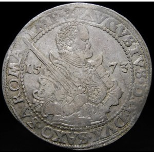 Germany, Saxony - Albertine line (1547-1918), Augustus (1553-1586), 1573 HB thaler, Dresden