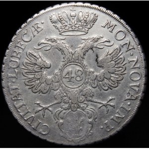 Německo, Lübeck - město, tolar (48 šilinků) 1752, Lübeck