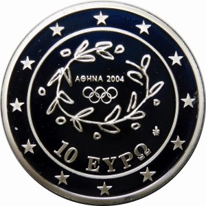 Greece, 10 Euro 2004, Swimming