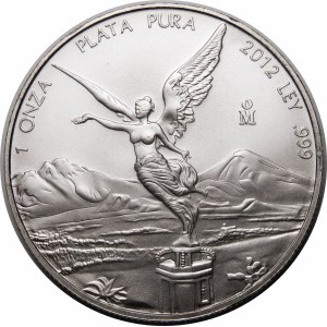 Mexico, 1 onza Plata Pura 2012