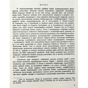 Herman Dannenberg, Monety pomorskie w średniowieczu