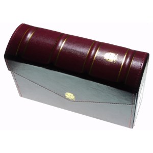 Organizer na banknoty w gradingu - bordowy