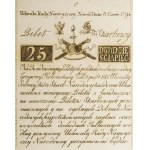 25 zloty 1794 - ser. C - impression contrastée - BEAU - Insurrection de Kosciuszko
