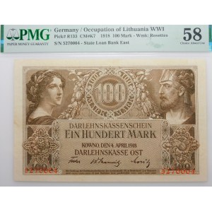 Kowno, 100 marek 1918