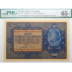 100 Polish marks 1919 - IH Ser. D