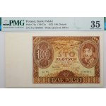 100 złotych 1932 - ser. AA. - pierwsza seria