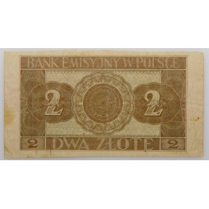 2 złote 1941 - ser. AB - szerokie marginesy