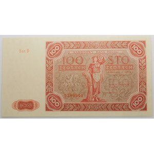 100 złotych 1947 - ser. D