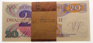 Bank parcel 20 zloty 1982 - ser. Z - single letter series