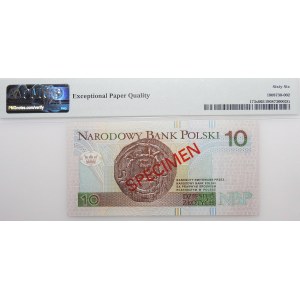 10 złotych 1994 - ser. AA 0000000 - WZÓR - Nr 426 (3-cyfrowy)