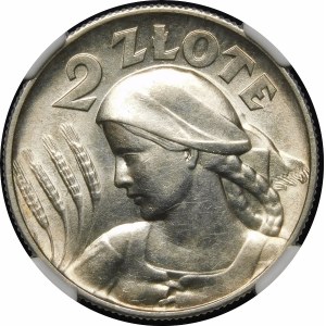 2 gold Woman and ears 1925 London - dot