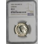 2 gold Woman and ears 1925 London - dot