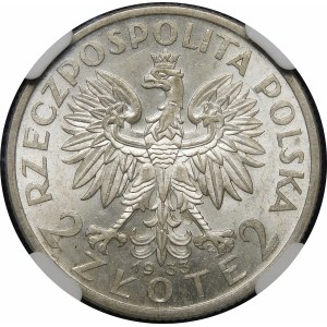 2 Gold Female Head 1933