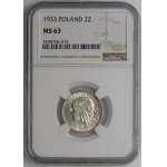 2 Gold Female Head 1933