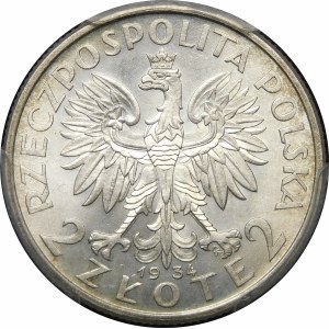 2 Gold Female Head 1934