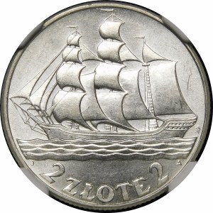 2 gold Sailing ship 1936