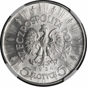 5 oro Pilsudski 1934
