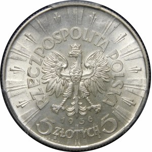 5 zlatých Pilsudski 1936