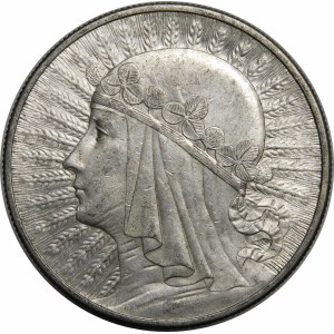 10 złotych Głowa Kobiety 1932 BZM