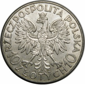 10 złotych Głowa Kobiety 1932 BZM