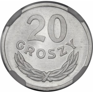 20 groszy 1972 CZ - PROOFLIKE JAKO LUSTWORK