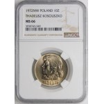 10 zloty Tadeusz Kosciuszko 1972