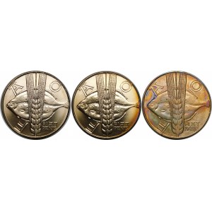 LOT 3x 10 zlatých FAO 1971