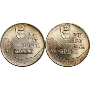 LOT 2x 10 złotych 50 Lat Portu w Gdyni 1972