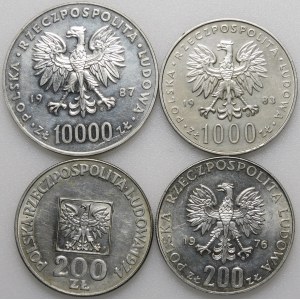LOT 4x PRL silver coins