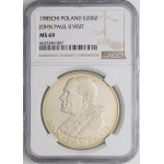200 gold 1985 John Paul II - VERY RARE