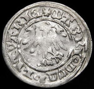 Alexander Jagiellonian, Vilnius half-penny - Gothic - 4th issue - 6 feathers