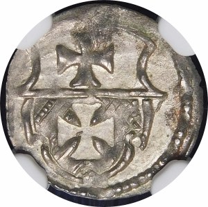 Sigismund I the Old, Denarius without date, Elblag - beautiful