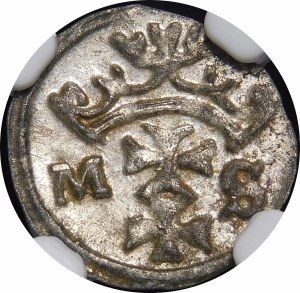 Sigismund I the Old, Denarius without date, Gdansk - M-S - beautiful