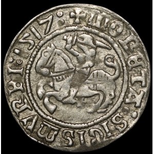 Zygmunt I Stary, Półgrosz 1517, Wilno - dwukropki - rzadki
