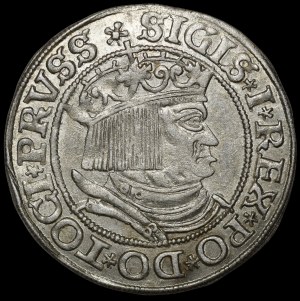 Sigismund I the Old, Penny 1532, Torun - beautiful