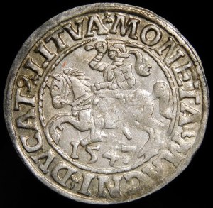 Sigismund II Augustus, Half-penny 1547, Vilnius - LI/LITVA