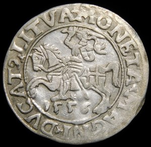 Sigismund II Augustus, Half-penny 1556, Vilnius - LI/LITVA