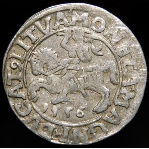 Zygmunt II August, Półgrosz 1556, Wilno - LI/LITVA - wariant
