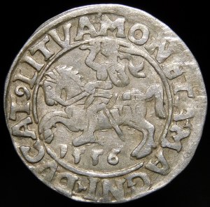 Sigismund II Augustus, Half-penny 1556, Vilnius - LI/LITVA - variant