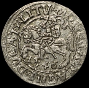 Sigismund II Augustus, Half-penny 1546, Vilnius - newer Eagle type - LI/LITV