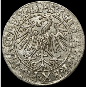 Zygmunt II August, Półgrosz 1546, Wilno - nowszy typ Orła - LI/LITV