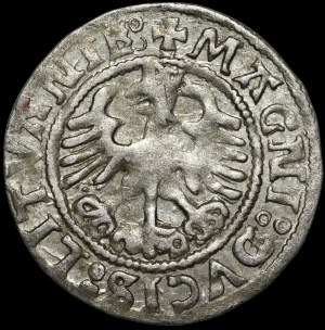 Sigismund I the Old, Half-penny 1523, Vilnius - pierced D/SVCIS - very rare and undescribed