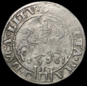 Sigismund I the Old, Grosz 1536, Vilnius - letter A - LITV/LITV - very rare.