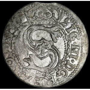 Zygmunt III Waza, Szeląg 1607, Ryga - II zamiast LI - rzadki