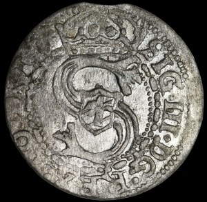 Sigismund III Vasa, 1607 Shelrogue, Riga - II instead of LI - rare
