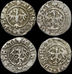 John I Olbracht, Half-penny Cracow - Eagles - set (pcs. 4)