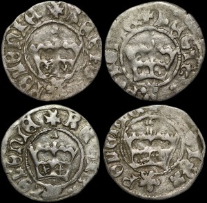 John I Olbracht, Half-penny Cracow - Eagles - set (pcs. 4)