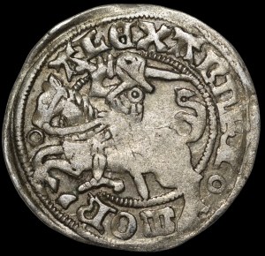 Alexander Jagiellonian, Vilnius half-penny - Gothic - large spacing - rare