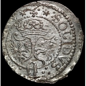 Zygmunt III Waza, Szeląg 1624, Wilno - skrócona data 24 na awersie - rzadszy